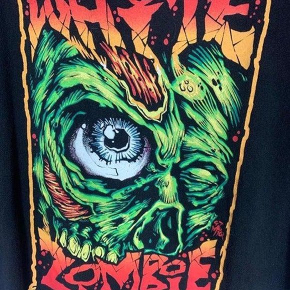 VINTAGE 90'S WHITE ZOMBIE T SHIRT GRUNGE GOTH PUNK METAL VINTAGE 90'S WHITE ZOMBIE T SHIRT GRUNGE GOTH PUNK METAL